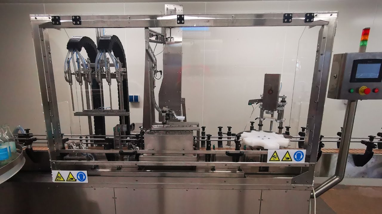 Update Automatische Abfüll- und Verschließmaschine für Flaschen