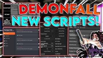 [UPDATED] Demonfall Script Hack GUI | Trinket Farm | Godmode + Kill All NPCs | *PASTEBIN 2022*