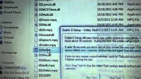 How to fix the video issue with Diablo 2 LOD, on windows 7