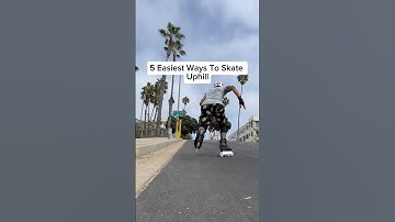 Uphill Skating For Beginners 🔥😱 #rollerblading #tips #shorts