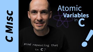 Making variables atomic in C