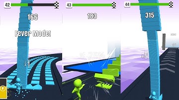 Stack Colours New Updated Game/Gameplay Walkthrough All Levels |41-45| DestroyerH