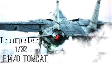 Trumpeter 1/32  F14 D photo build part 4,,final assembly and reveal
