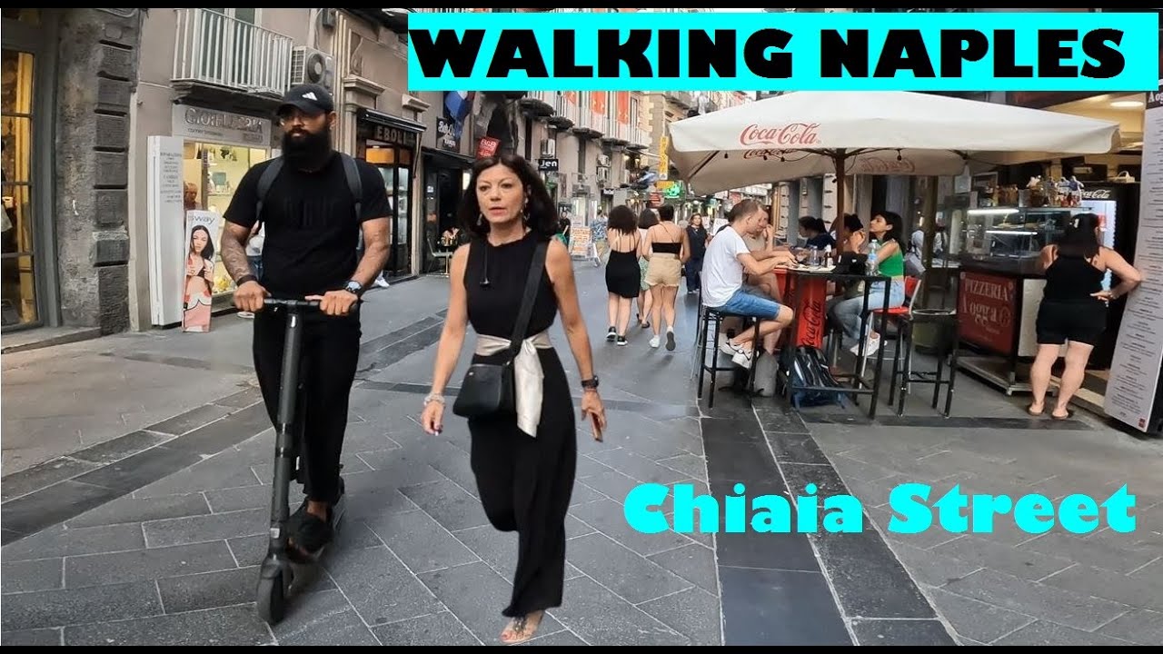 Walking Naples Italy! Chiaia Street (Via Chiaia, Napoli, Italia) YouTube