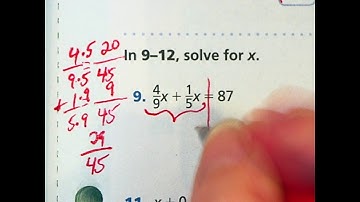 Lesson 2.1 PART 2: Combine Like Terms to Solve Equations