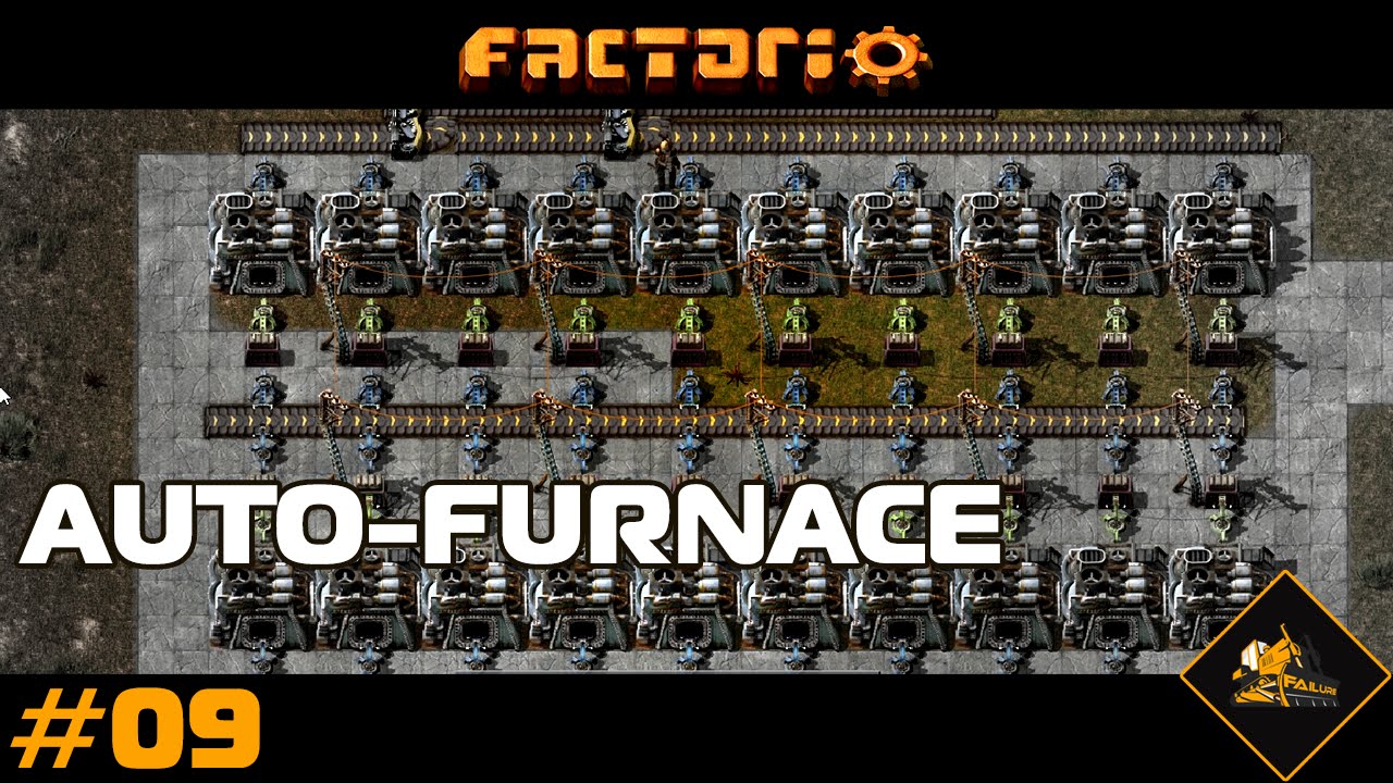 Factorio AutoFurnace Steam Gameplay 9 YouTube