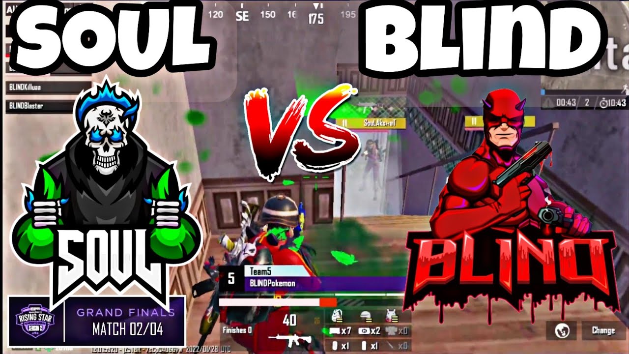 SouL Vs Team Blind 4vs4 Competitive Scrims🇮🇳*INTENSE FIGHT😱* 