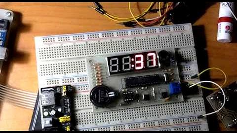 Alarm Clock v1 ATmega8