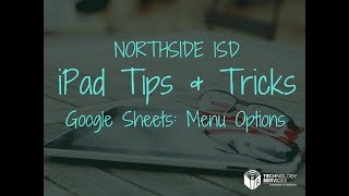 Google Sheets: Menu Options