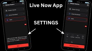 Live now Live stream app | Live now app settings screenshot 4