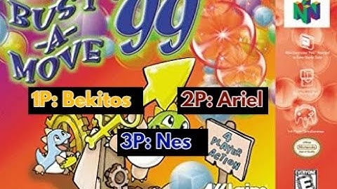 Bust a Move 99 N64 - Gameplay 3 Players