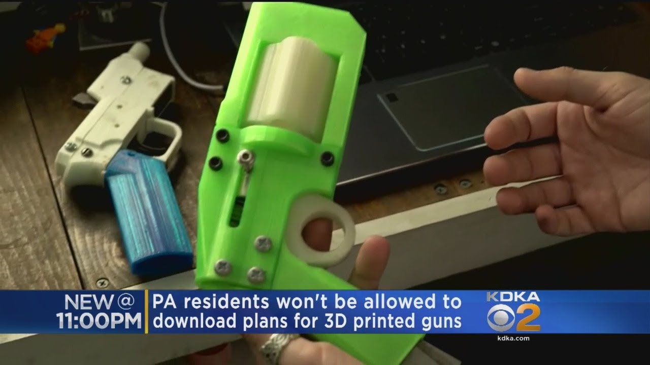 Access To 3 D Printable Gun Plans Blocked In Pennsylvania YouTube Access To 3 D Printable Gun Plans Blocked In Pennsylvania YouTube