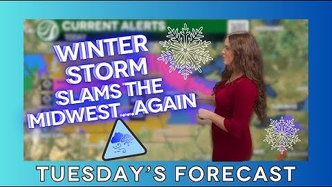 FORECAST: DOUBLE TROUBLE- MIDWEST SNOWSTORM & ANOTHER ATMOSPHERIC RIVER | HailTrace