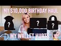 24th Birthday MASSIVE $10,000 LUXURY BAG HAUL UNBOXING: Dior, Chanel, Valentino!