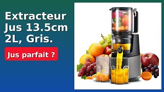 AVIS (2025) : Extracteur Jus 13.5cm 2L, Gris.. DÉTAILS ESSENTIELS