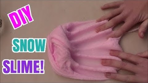 DIY SNOW SLIME! | How to make an Icee Slime, Cloud Slime, Frosting Slime & more!