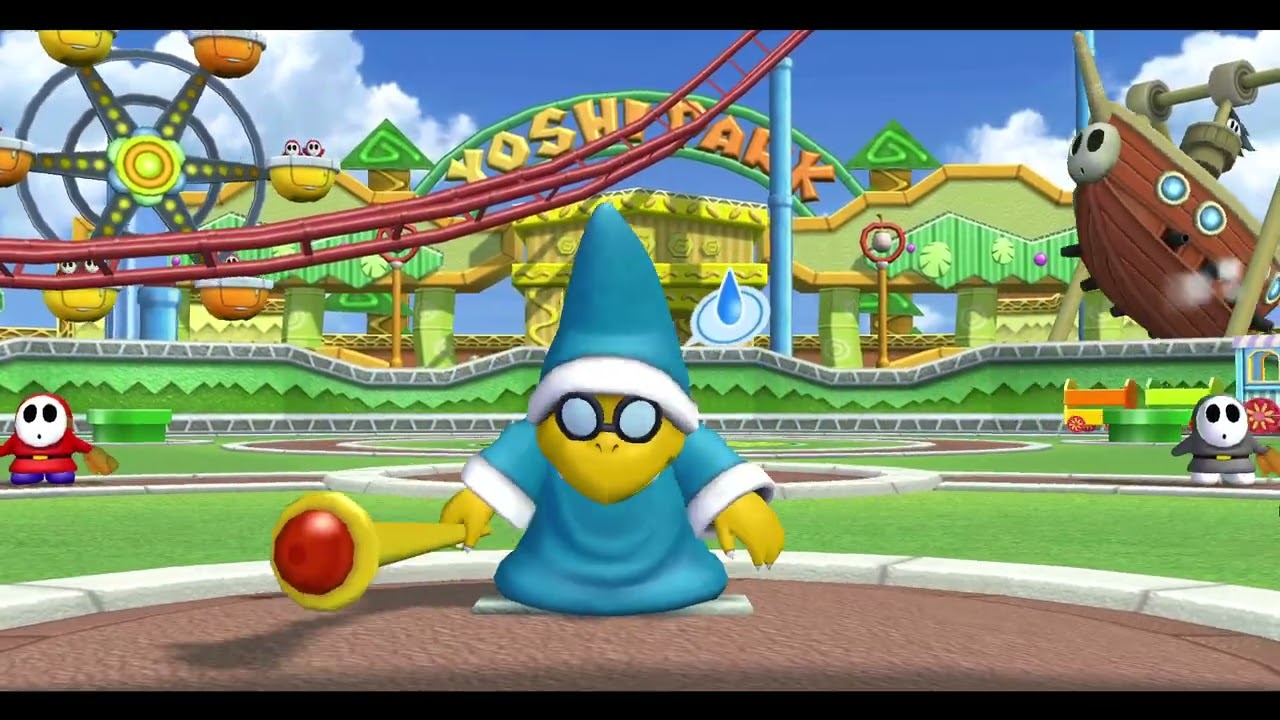 Mario Super Sluggers Yoshi Eggs vs Bowser Monsters in Yoshi Park Day