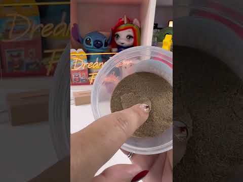 Wonder Sand! Will it mix? #asmr #sand #slime #shortsmas