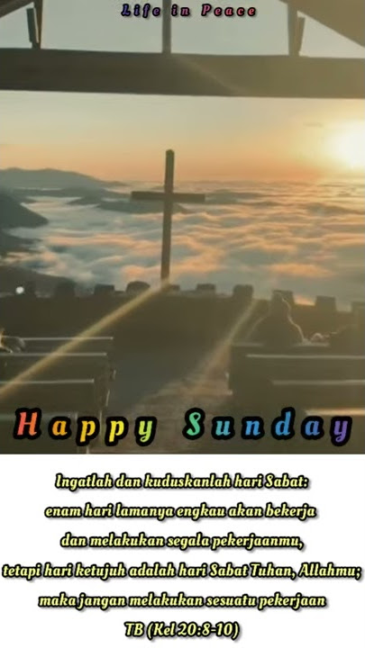 Story Wa Rohani Selamat Hari Minggu 💒 // Story Wa Rohani // Story Wa Rohani Kristen // Story Rohani