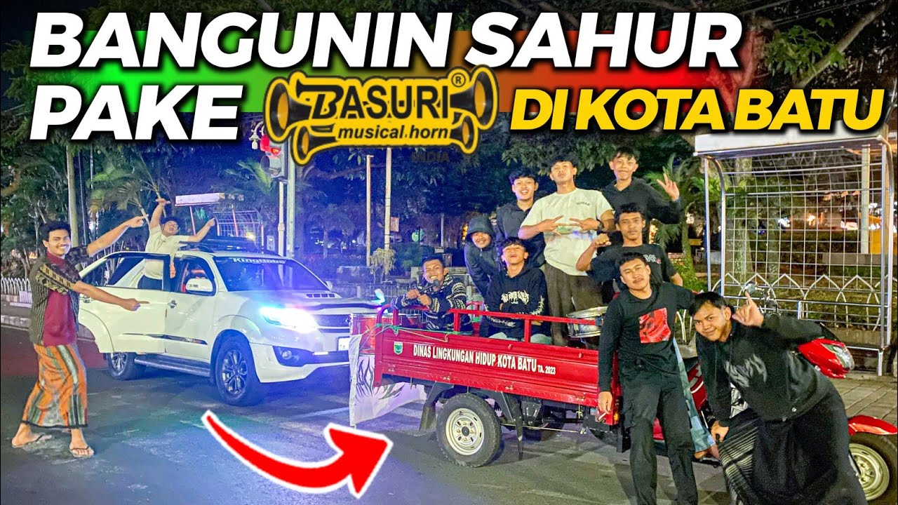 [SOTR] BANGUNIN SAHUR PAKE BASURI DI KOTA BATU‼️- DUET BARENG TIM TEKTURAN