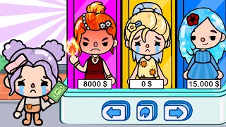 Poor , Fire, Ice Who Is Great? | Toca Life Story | Toca Boca
