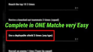 Use a deployable shield 3 times | How to Use a deployable shield 3 times | PUBG New State