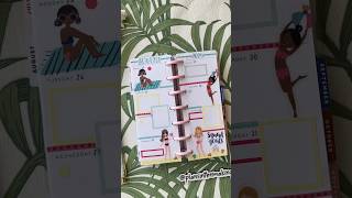 Goodbye summer skinny mini spread #planwithme #happyplanner #skinnyminihappyplanner