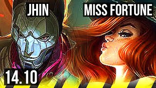 JHIN & Fiddlesticks vs MISS FORTUNE & Sona (ADC) | 14/2/7, Legendary | EUW Master | 14.10