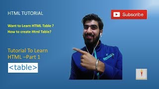 Table in HTML ! How to create tables in HTML
