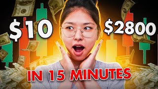 Challenge: Turn $10 into $2000 in 15 Minutes!