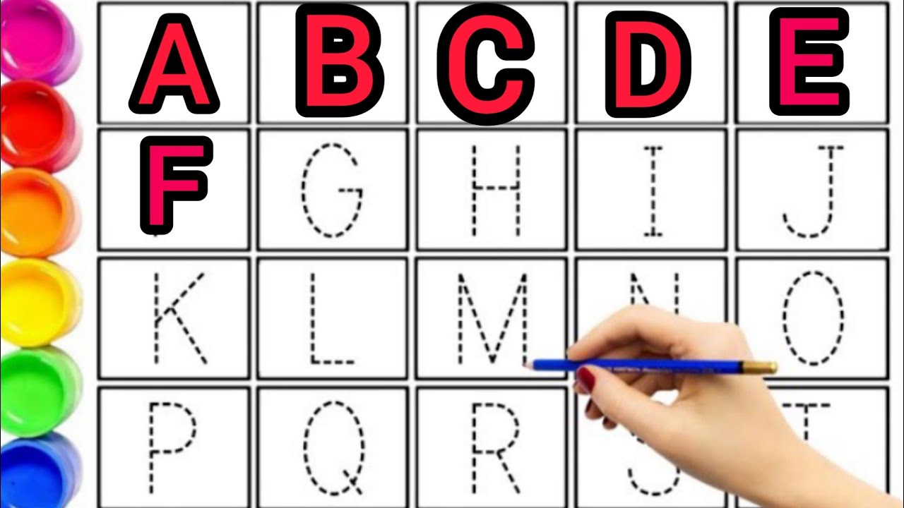 आ से आम क से कबूतर abcd abcde a for apple b for ball C for cat ...