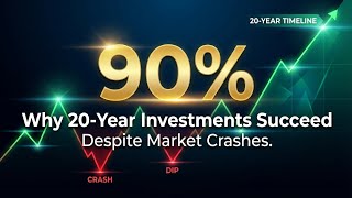 Why 90% of 20-Year Investments Succeed Despite Market Crashes