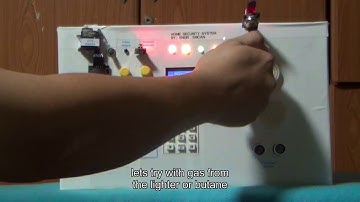 Home Security System version 1 2019 using Arduino Mega 2560