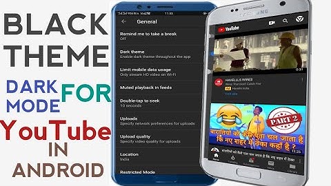 How To Enable Dark Mode/Black Theme For YouTube App In Android! No Root! No Third-party App! 2019.