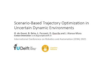 Scenario-Based Trajectory Optimization in Uncertain Dynamic Environments [ICRA Presentation]