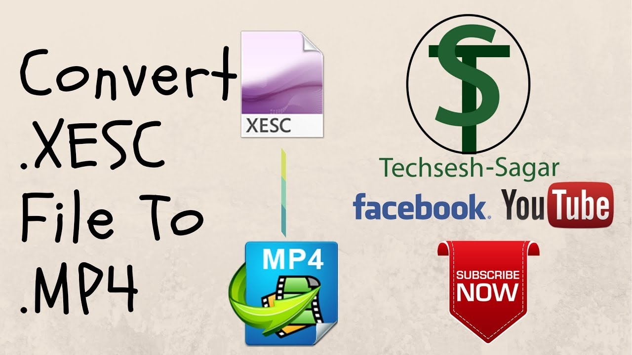 Simple step to convert .XESC to .MP4 Very Easy In Hindi YouTube
