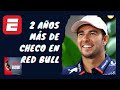 CHECO PÉREZ | ¡Dos años más en RED BULL! Los detalles e impacto de su RENOVACIÓN | ESPN RACING