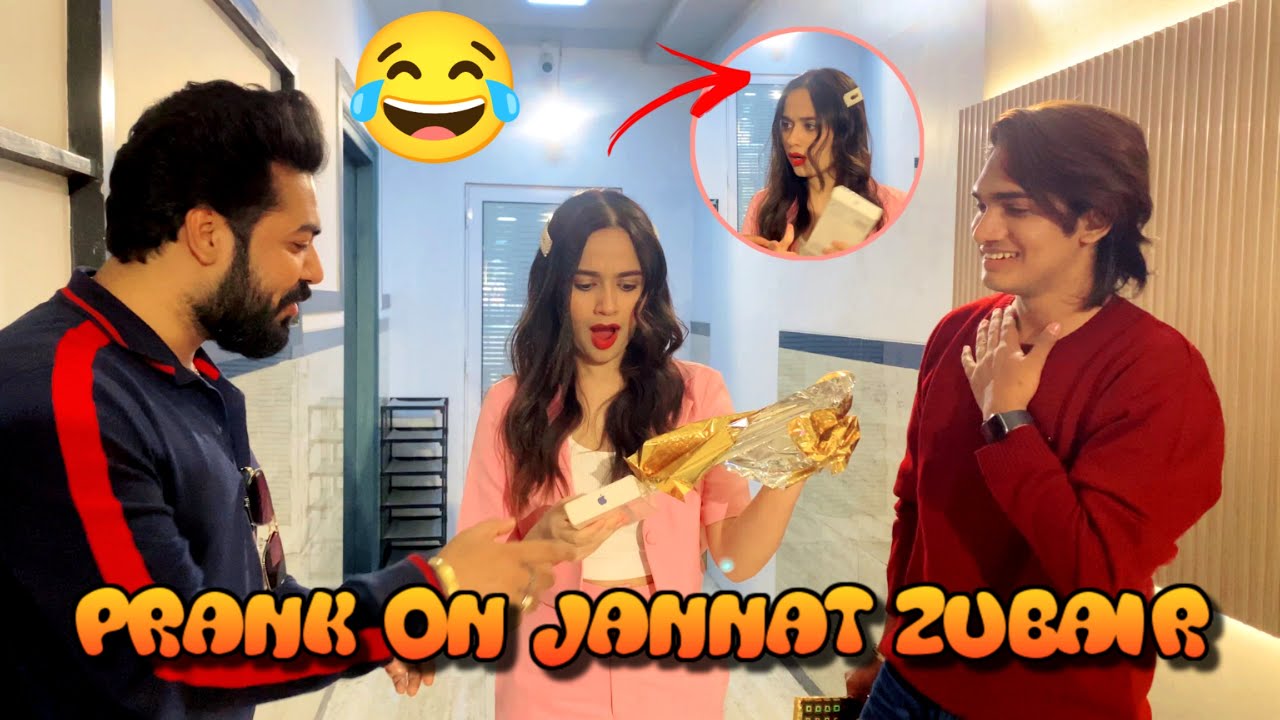 Prank on @Jannat Zubair Rahmani 😂 | went extremely right 🤣 | gtrvlogs