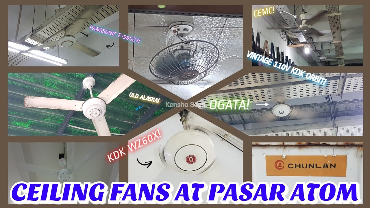 Ceiling Fans at Pasar Atom, Surabaya!