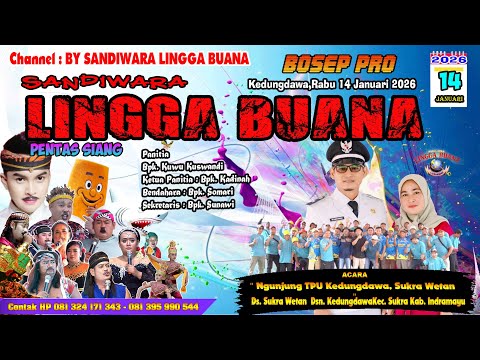 LIVE SANDIWARA LINGGA BUANA 13 JANUARI 2025  PENTAS MALAM DELAY