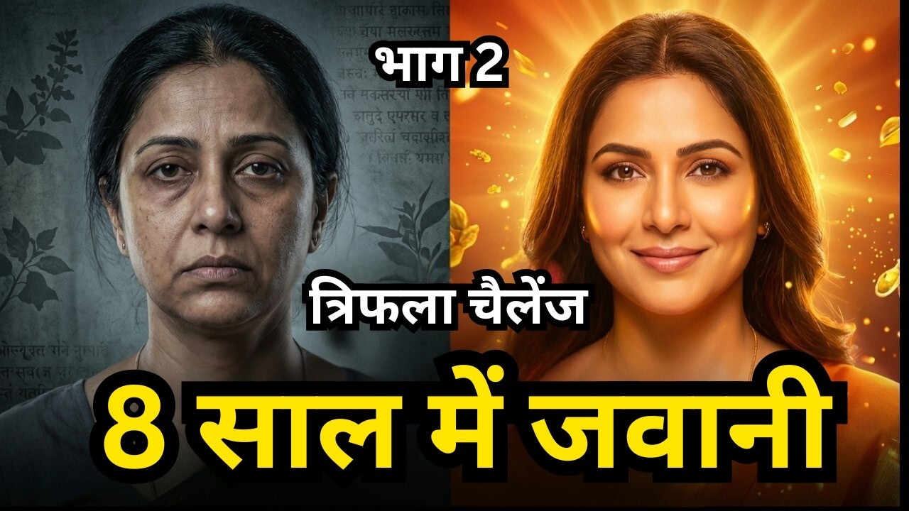 “Triphala Kayakalp Experiment | 8 Years Challenge for Anti Aging, Immunity & Natural Glow”