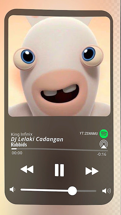 DJ Lelaki Cadangan Versi Rabbids #jj #anime #lelakicadangan #rabbids #fyp