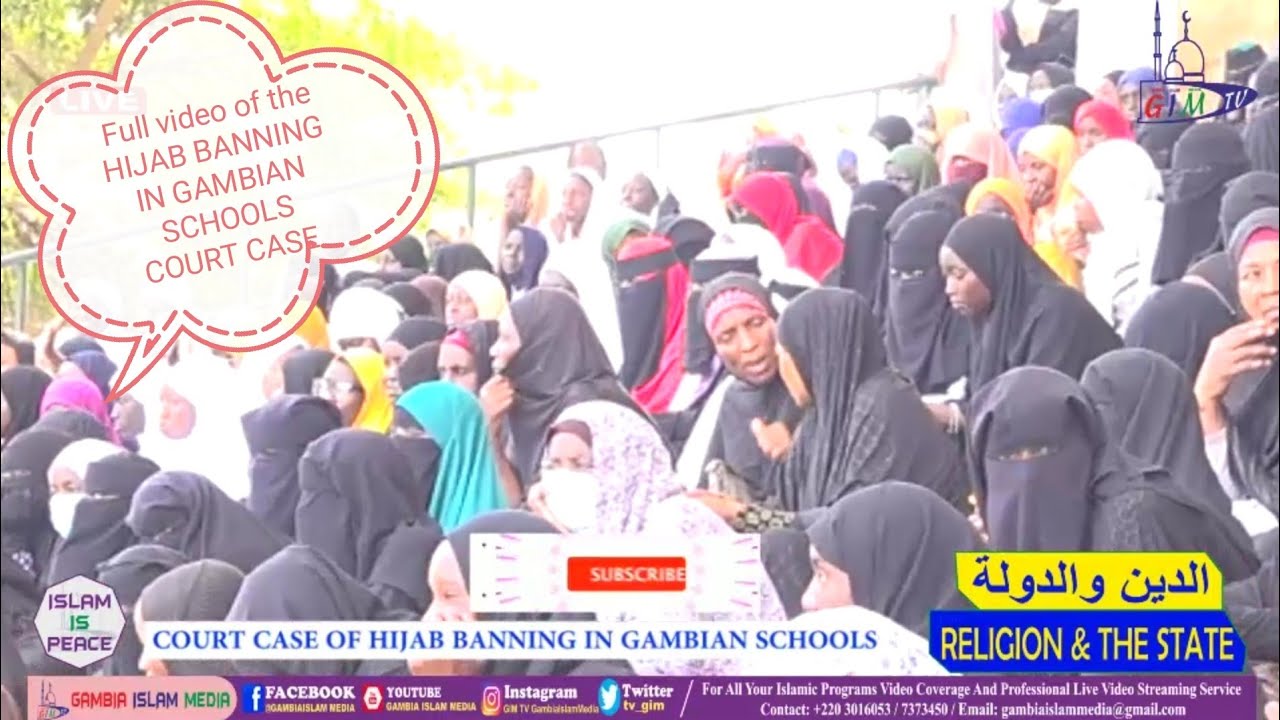 HIJAB BANNING IN GAMBIAN SCHOOLS COURT CASE FIRST SEATING.