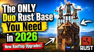 💀 Duo Rust Base 2026 Meta | Strong Raid Cost + Rooftop Upgrades