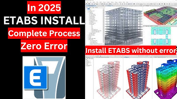How to install ETABS software? etabs error 2025 | etabs install without error