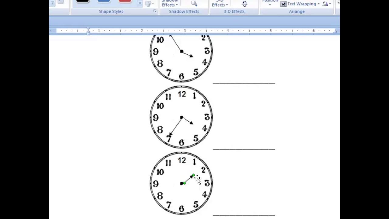 How to Insert Clock Symbols in Microsoft office 2007 YouTube