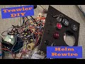 Trawler DIY- Helm control panel rewire with new helm panel for Perkins Diesel