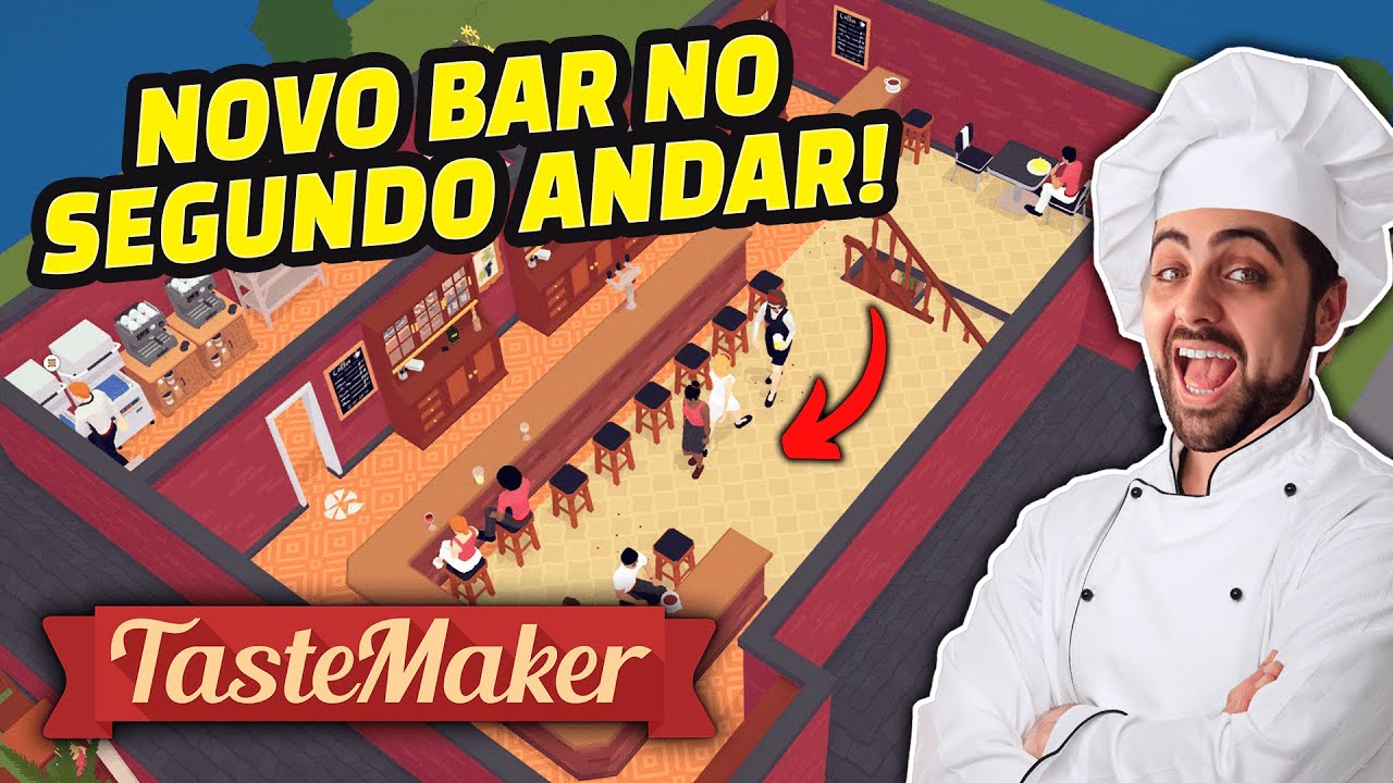 TasteMaker #01 - Jogo de Gerenciamento de Restaurante! - Gameplay