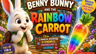 Benny Bunny and the Rainbow Carrot 🌈🥕 | Magical Bedtime Story for Kids