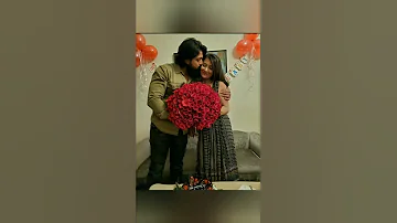 Rocking Star Yash and Radhika pandit romantic song status || #shorts